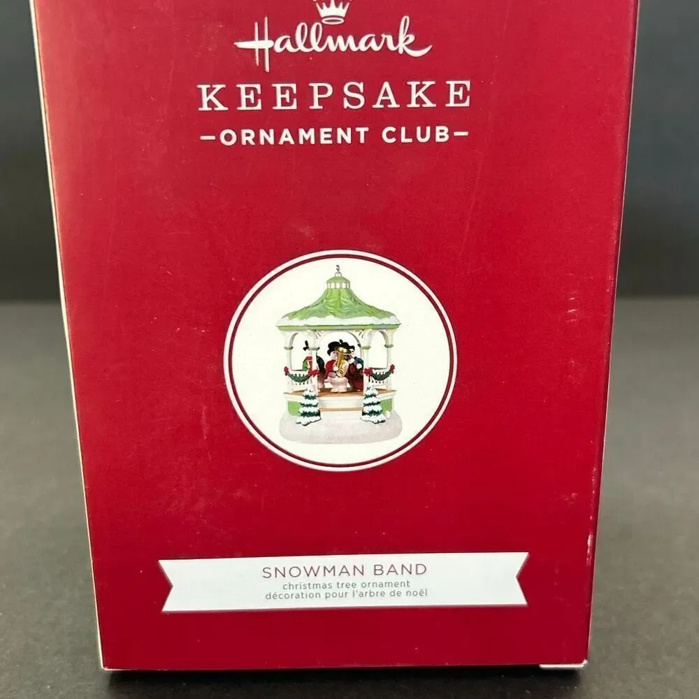 Hallmark Keepsake Ornament Snowman Band 2020 Magic Light Sound Motion Member Exc